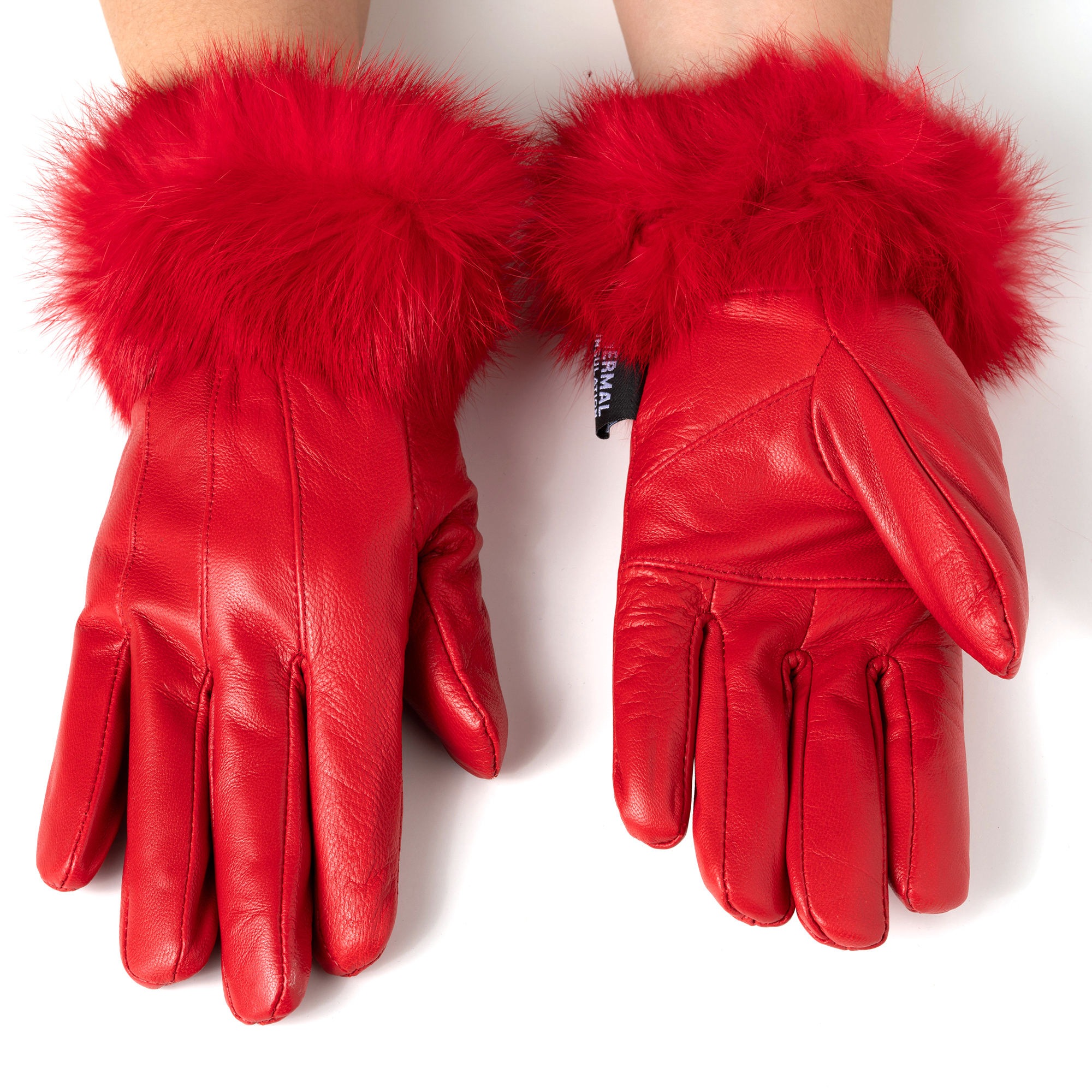 Alpine Swiss Womens Dressy Gloves Genuine Leather Thermal Lining Fur